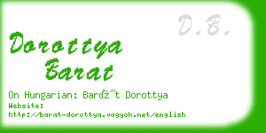 dorottya barat business card